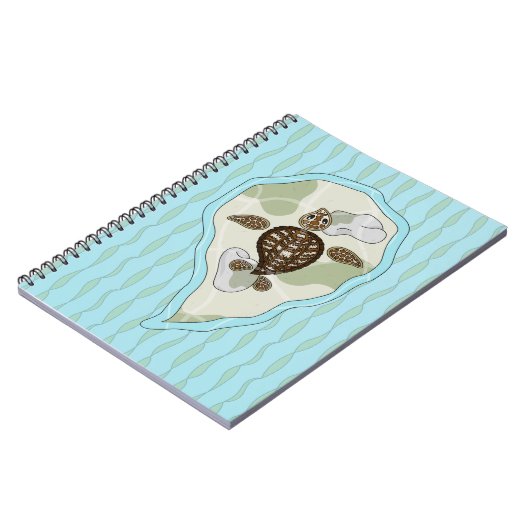 Callie the Sea Turtle Notebook Notizblock (Linke Seite)