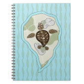 Callie the Sea Turtle Notebook Notizblock (Vorderseite)