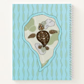 Callie the Sea Turtle Spiral Notebook Notizbuch (Rückseite)