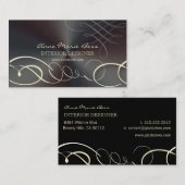 Calligrafen Visitenkarten Visitenkarte (Vorne/Hinten)