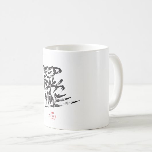 Calligraffiti Kaffee-Tassen-Weiß Kaffeetasse (VorderseiteRechts)