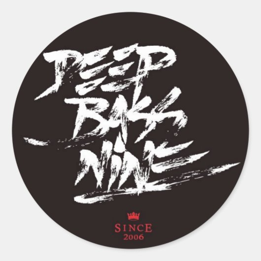 Calligraffiti von Flixx Runder Aufkleber (Vorderseite)