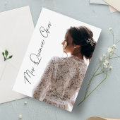 Calligrafía de extravagant para la fotografía Mini Einladung