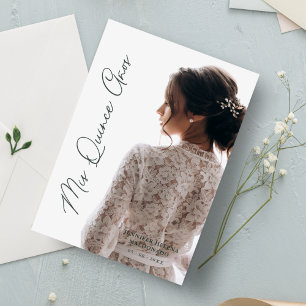 Calligrafía de extravagant para la fotografía Mini Einladung