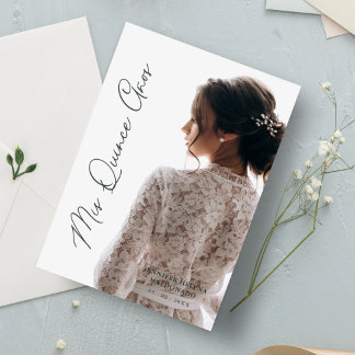 Calligrafía de extravagant para la fotografía Mini Einladung