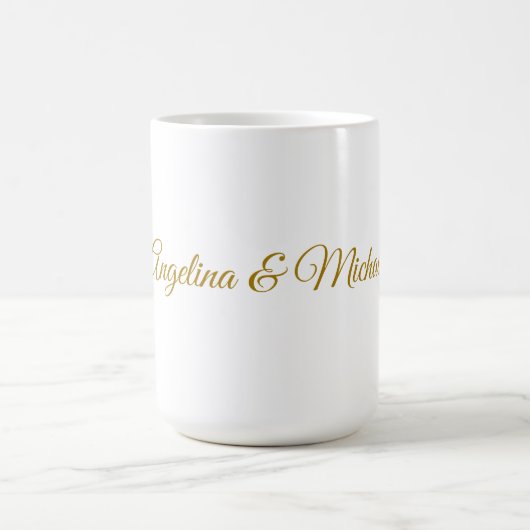 Calligrafie Beruflich Elegance Gold Color Kaffeetasse (Mittel)
