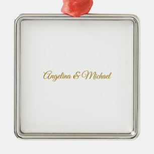 Calligrafie Beruflich Elegance Gold Color Ornament Aus Metall