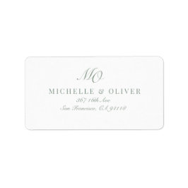 Calligrafie Classic Adressaufkleber