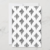 Calligrafie Custom Foto Wedding Einladung (Rückseite)