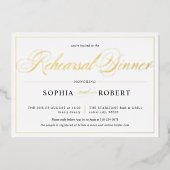 Calligrafie Einfache Linien - Probe Folieneinladung (Vorderseite)