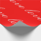 Calligrafie Einzigartige Liebe Geschenkpapier (Ecke)