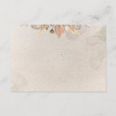 Calligrafie Fall Boho Capture Die Liebe QR-Code Begleitkarte (Rückseite)