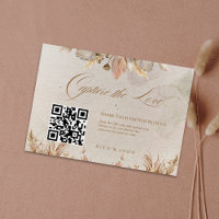 Calligrafie Fall Boho Capture Die Liebe QR-Code