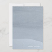 Calligrafie Floral Dusty Blue ID771 (Rückseite)