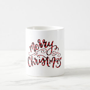Calligrafie Frohe Weihnachtsfeier Tasse