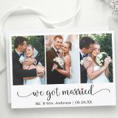 Calligrafie Rotes Herz 3 Foto Wir Got Verheiratet Ankündigung