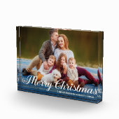 Calligrafie Script Foto Merry Christmas Star (Rechts)