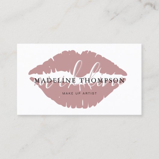 Calligrafie-Script Visitenkarte (Vorderseite)