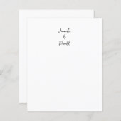 Calligrafie trendy klassische Drehbuch schlicht Pe (Vorne/Hinten)