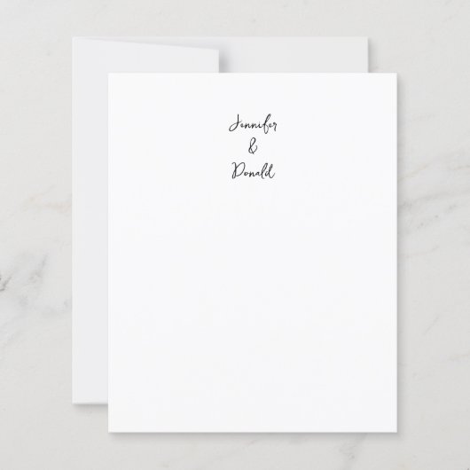 Calligrafie trendy klassische Drehbuch schlicht Pe (Vorderseite)