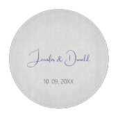 Calligrafie trendy klassische Drehbuch schlicht Pe Schneidebrett (Vorderseite)