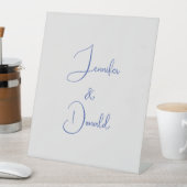 Calligrafie trendy klassische Drehbuch schlicht Pe Sockelschild (In Situ)