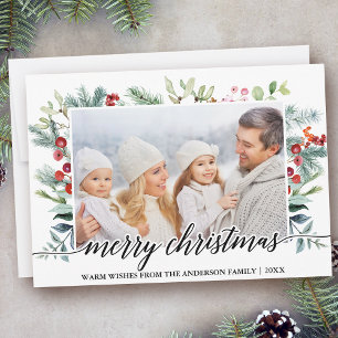 Calligrafie Weihnachtsgrün Familienhotel Foto Feiertagskarte