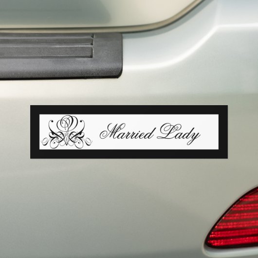 Calligrafy Black Rose Wedding Autoaufkleber (Auf Auto)