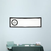 Calligrafy Black Rose Wedding Banner (Messeveranstaltung)