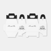 Calligrafy Black Rose Wedding Geschenkschachtel (Ungefaltet)