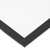 Calligrafy Black Rose Wedding Tischdecke (Schrägansicht)