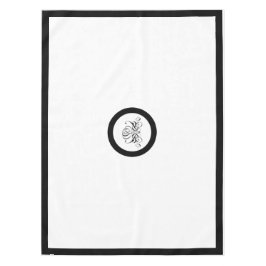 Calligrafy Black Rose Wedding Tischdecke