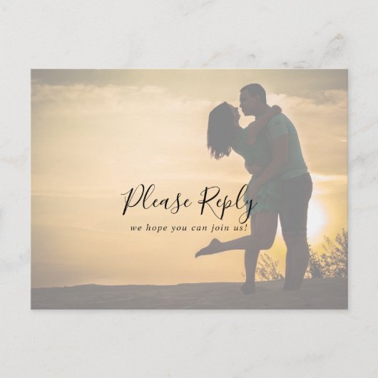 Calligrafy Foto Menü UAWG Postkarte (Vorderseite)