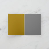 Calligrafy Gold Color Gray Custom Personal Edit (Innenseite)