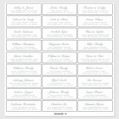 Calligrafy Guest Address Labels ORDER 8" oder 14"! (Blatt)