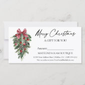 Calligrafy Ink Pines Weihnachtsgeschenk (Vorderseite)