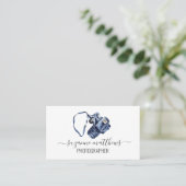 Calligrafy Watercolor Fotografy Visitenkarte (Stehend Vorderseite)