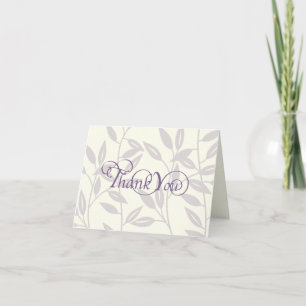 Calligraphic Dankeschön Note Card Dankeskarte