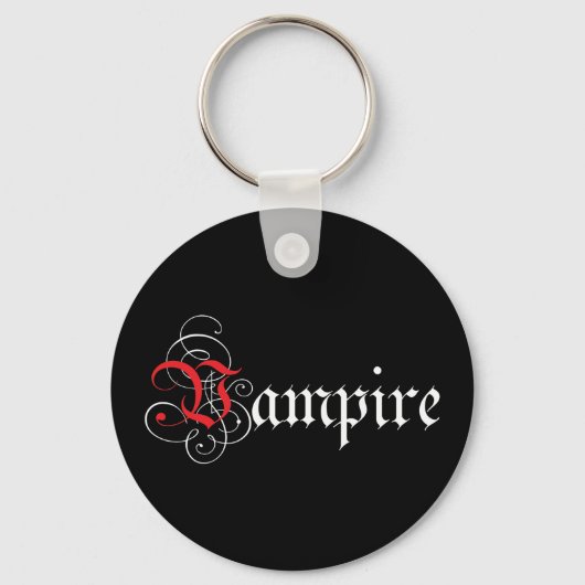 Calligraphic Vampire Schlüsselanhänger (Vorderseite)