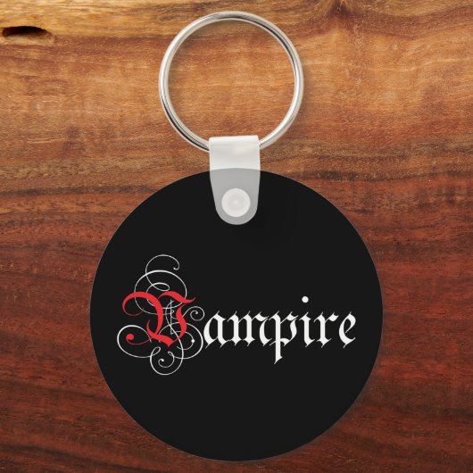 Calligraphic Vampire Schlüsselanhänger (Vorderseite)