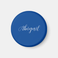 Calligraphie Eleganblau Schlichter einfacher Name