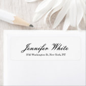 Calligraphie Elegant Schwarz & Weiß Klassisch (Insitu)