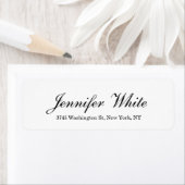 Calligraphie Elegant Schwarz & Weiß Klassisch (Insitu)