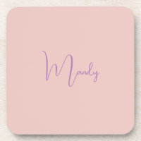 Calligraphie Elegante Rose Gold Schlichter Name