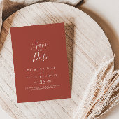Calligraphie Graceful Wedding Save The Date