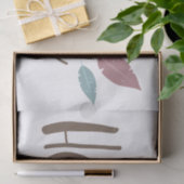 Calligraphie hello boho Federn Gewebe Papier (Geschenk)