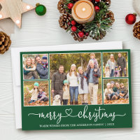 Calligraphie Herz 5 Foto Frohe Weihnachtsgrün