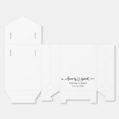 Calligraphie Herz Liebe ist süße Hochzeitskerze Geschenkschachtel (Ungefaltet)