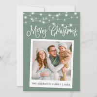 Calligraphie Lights Instant Camera Foto Sage Green