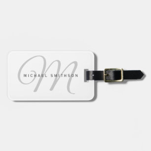 Calligraphie Monogram Modern Simple Gepäckanhänger